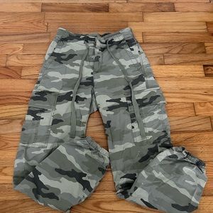 Camo jogger pants